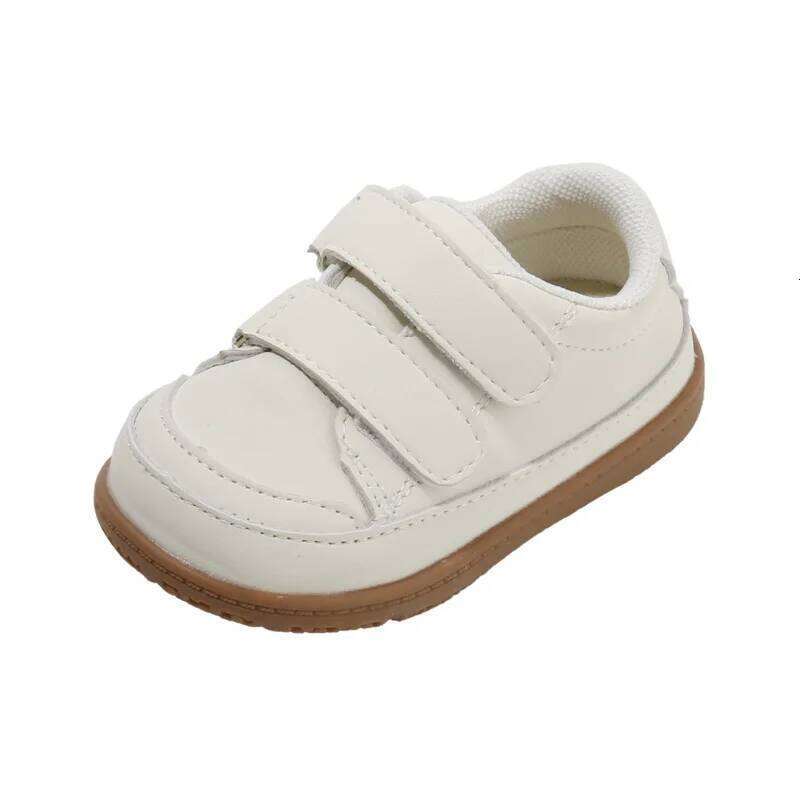 2025 Spring Autumn Casual Soft Flexible Leather Toddler Sneakers Newborn First Walkers Little Baby Boy Outwear Shoes