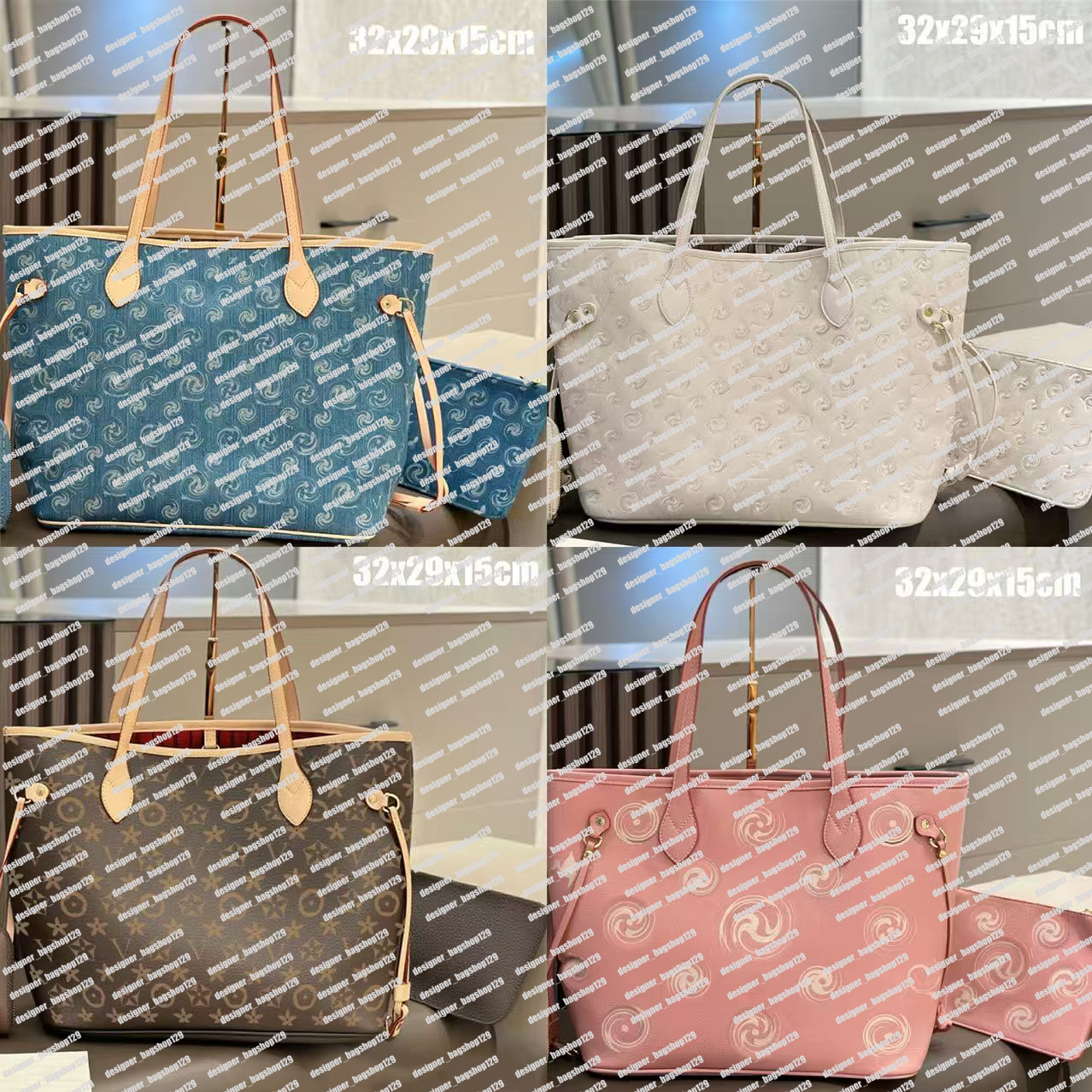Old Flower Signature Luxury Tote Bag For Women High Quality Designer Handbag Spacious Travel Beach Purse With Dust Bag SAC Exclusive Collection