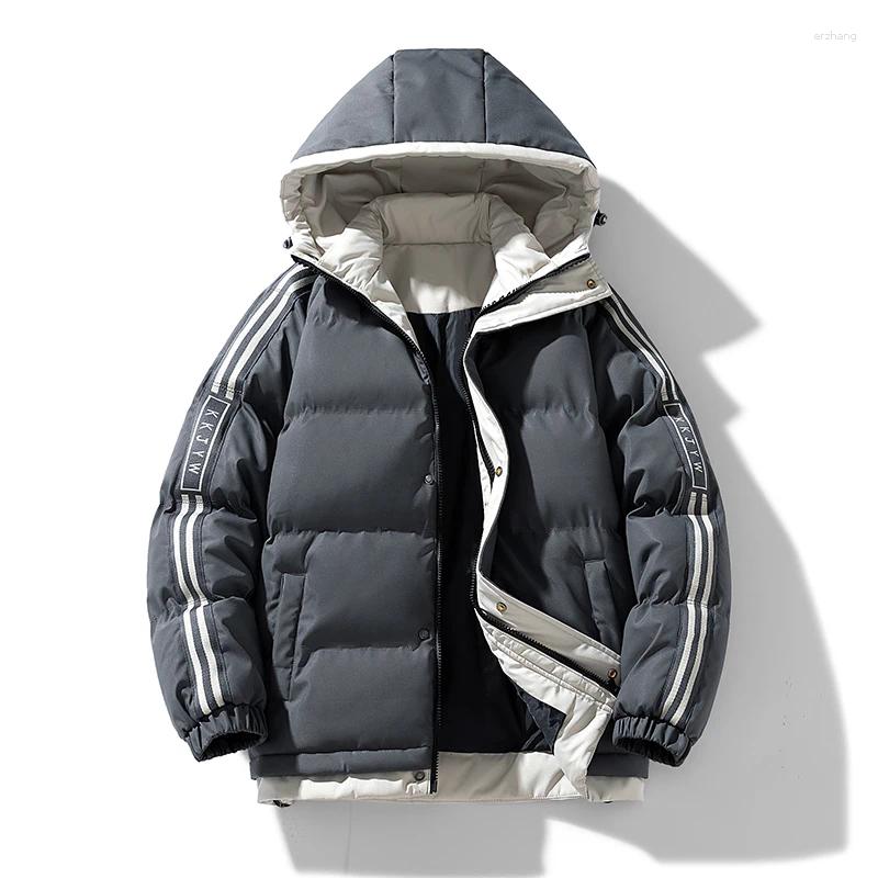 Men's Down 2025 Brand Winter Parkas Flannel Shacket Shirt Jacket Plaid Long Sleeve Button Casual Warm Lined Outdoor Wear