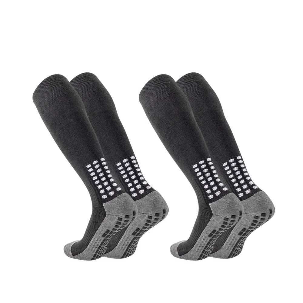 15 pairs New Long Football Socks Silicone Suction Cup Grip Anti Slip Soccer Socks Sports Men Women Baseball Rugby Sock D250911