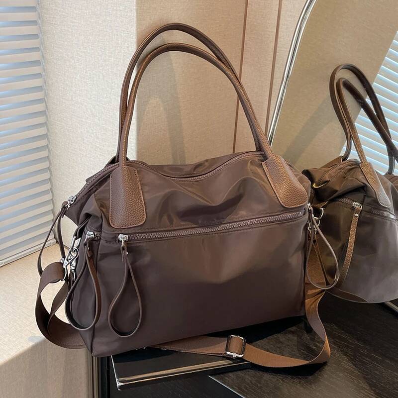 Men s Large Capacity Handbag Women s Shoulder Bag Zipper Crossbody Fitness Bag Unisex Style Versatile Tote Bag Short Distance Travel Bag Designer Bag