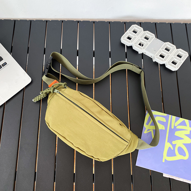 Japanese Style Simple Small Luxury Bag Crossbody Bag Free Shipping For Men New Trend Retro Chest Bag For Designer Bag Women Sports Casual Large Capaci