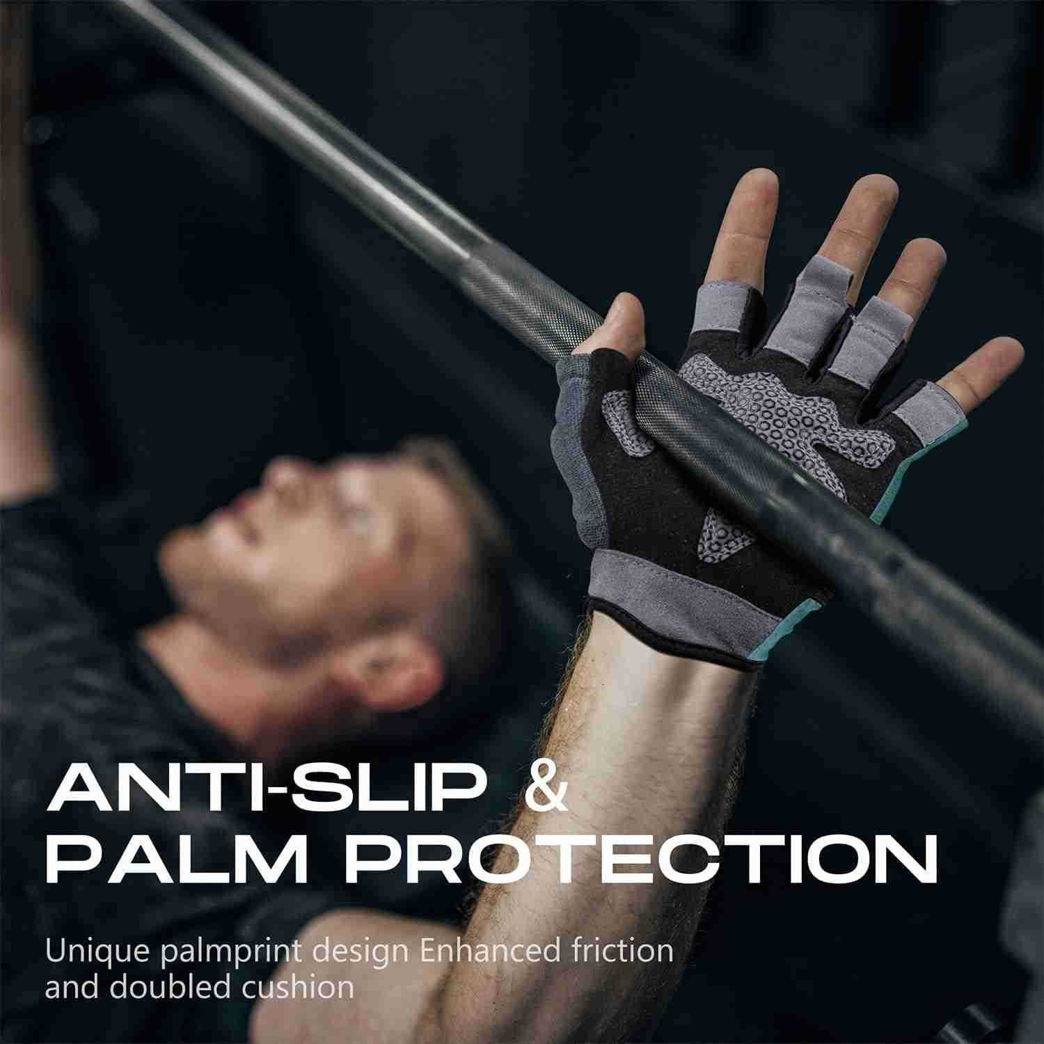 Essential Breathable Workout Gloves Weight Lifting Fingerless Gym Exercise Gloves with Curved Open Back for Powerlifting Women and MenW250911