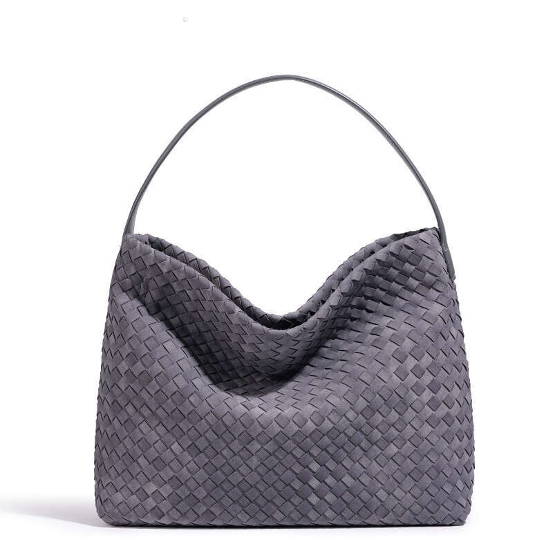 Handheld Woven Tote for Women New Large Capacity Commuter Versatile Shoulder Underarm Crossbody Bucket Bag