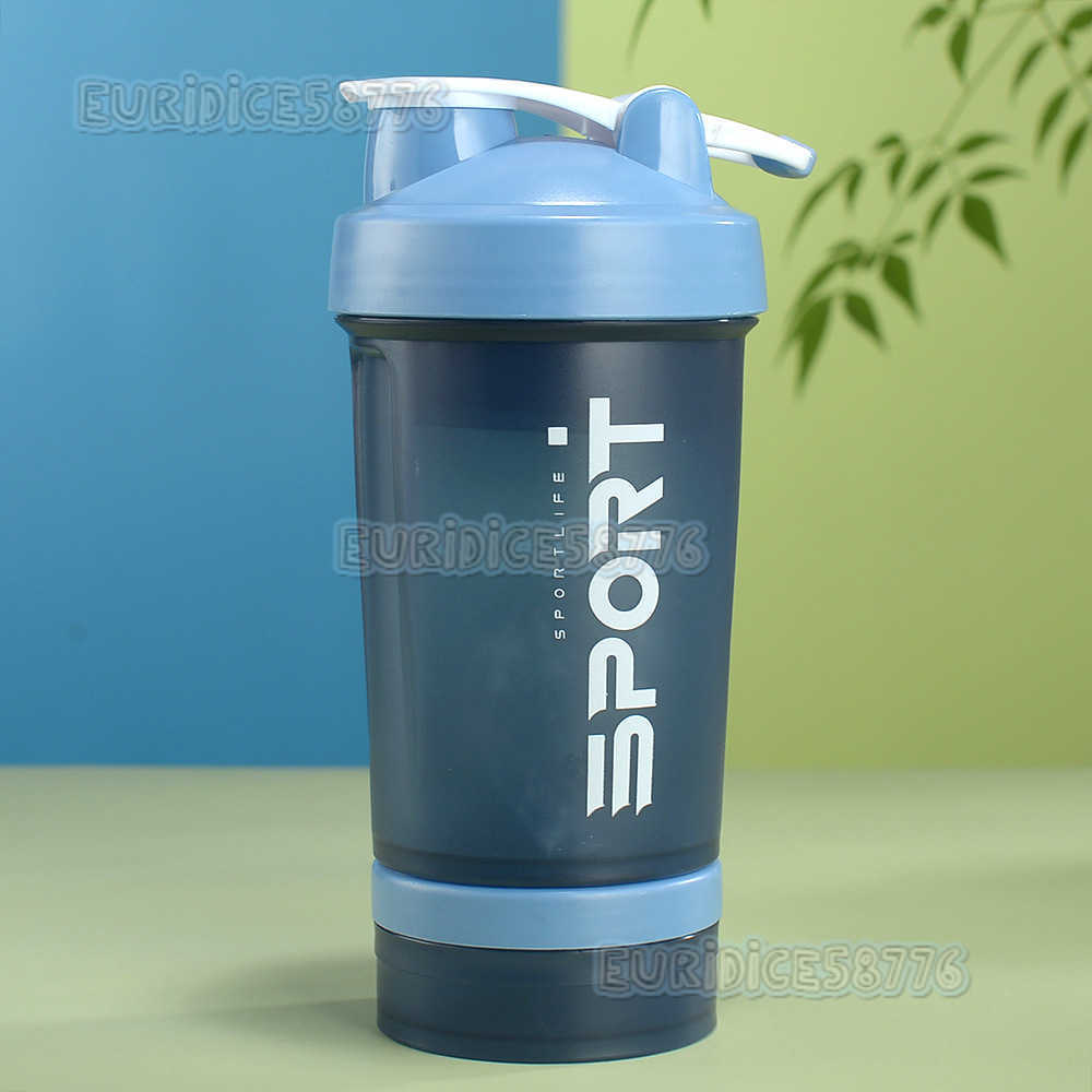 Sports Shaker Cup Portable Sports Sealed Waterproof Coffee Cup Multifunctional Large Capacity Plastic Water Cup H250911
