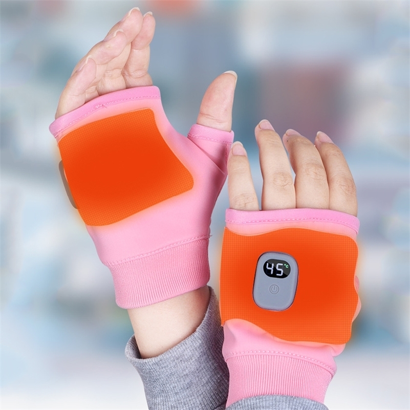 Rechargeable Electric Heated Gloves 360 Degree Heating Thermal Heated Gloves Windproof Touchscreen for Outdoor Hiking Cycling 250910