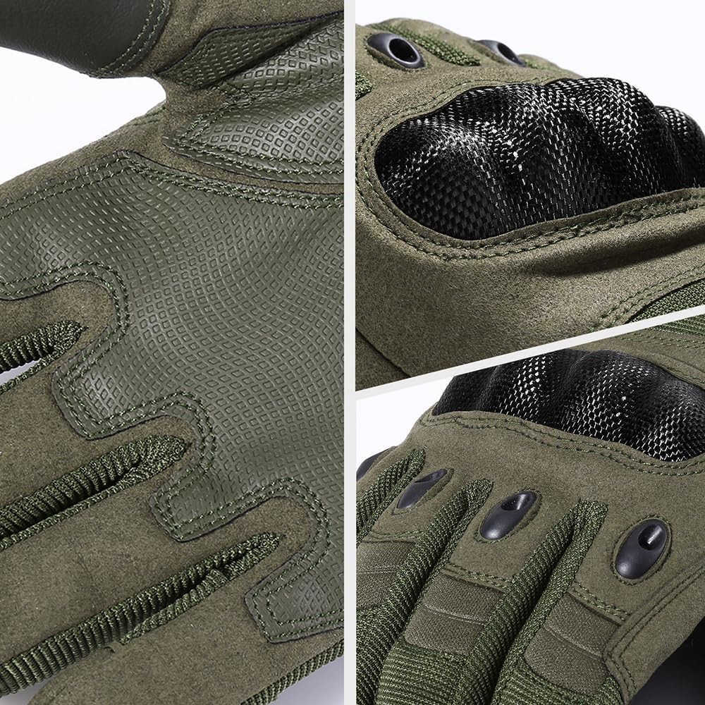 Tactical Gloves for Men Touchscreen Hard Shell Palm Padding for Airsoft Paintball Hunting Hiking Camping Climbing Sports Cycling GlovesW250911