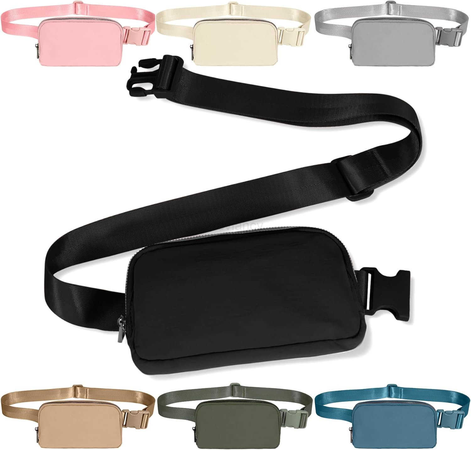 Fanny Pack Everywhere Mini Belt Bag Small Crossbody Waist for Women Men S BlackW250911