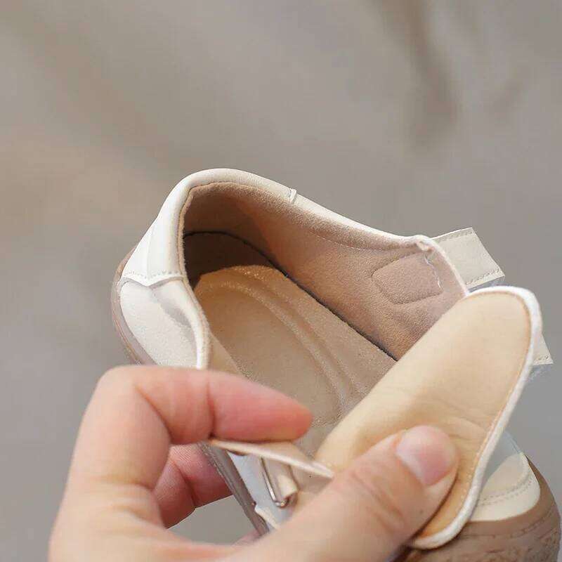 Spring Autumn Baby Girls Boys Casual Children Sneakers Soft Soled Anti Slip Infant First Walkers Kids Leather Shoes