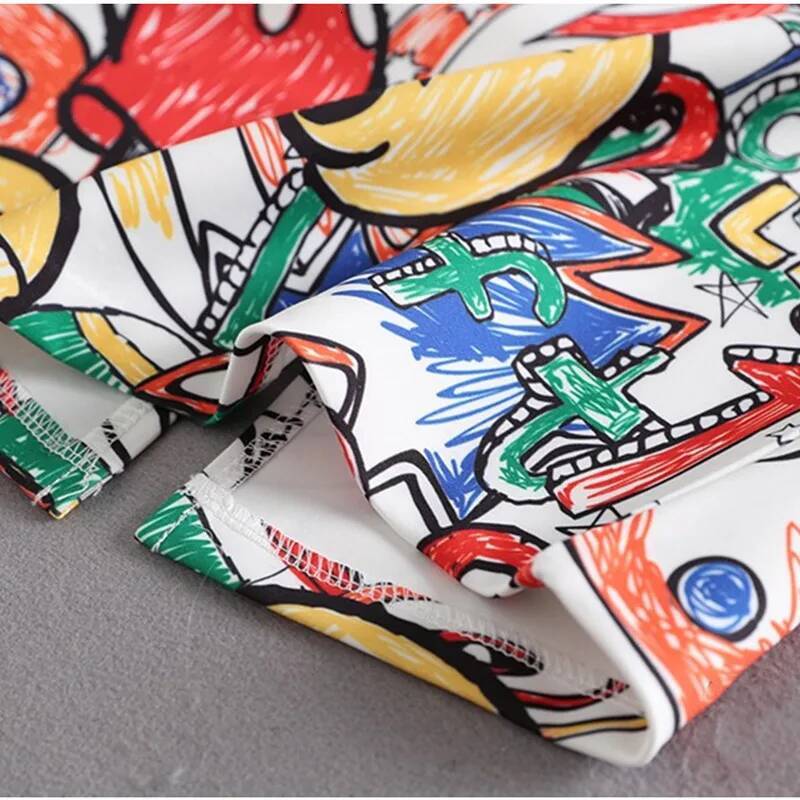 Women's Pencil Skirt High Waist Slim Skirts Print New Large Size Japan Cartoon Summer Young Girl Female Falda Sexy & Club dongdumaoyi