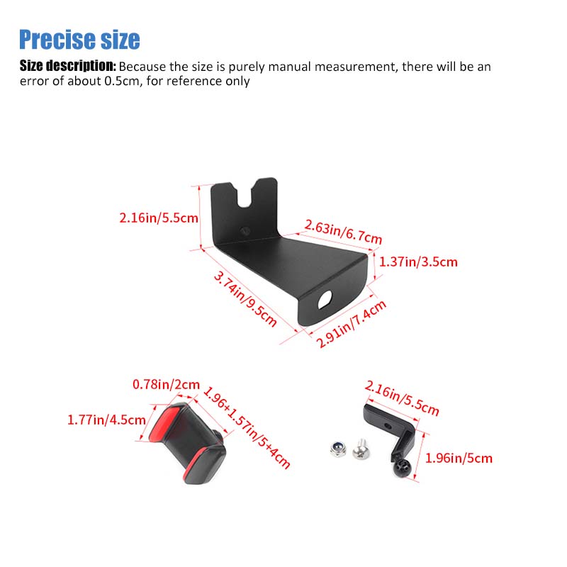 Car Walkie-Talkie Stand + Mobile Phone Holder For Jeep Wrangler TJ 1997-2006 Interior Decoration Accessories