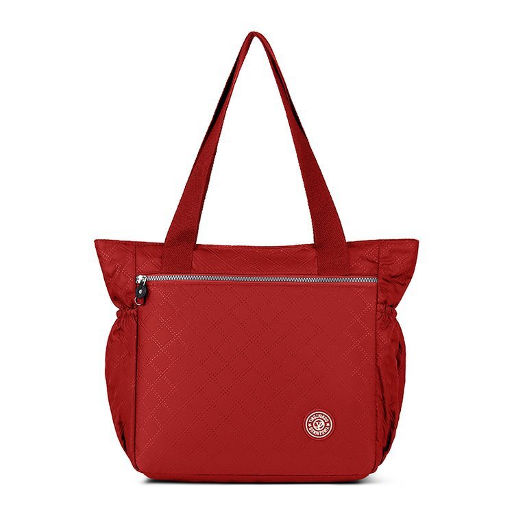 Free Shipping Embroidery Handbag For Women Large Designer Bag Capacity Solid Color Simple Commuter Shoulder Luxury Bag Bag Fashionable Versatile Under
