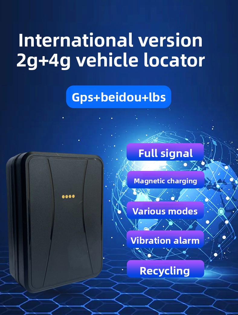 Global version long standby gps locator free installation rechargeable wireless 4g waterproof GPS car positioning tracking device