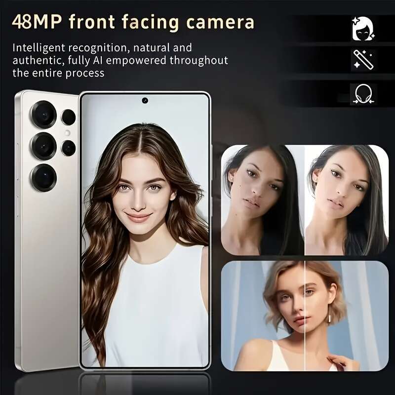 S25 Ultra New Model 12GB+512GB 6, 8inch Full HD Display, Built-in Stylus, Unlocked Android Smartphone - High Performance 48+12 Megapixel Camera, 6800m