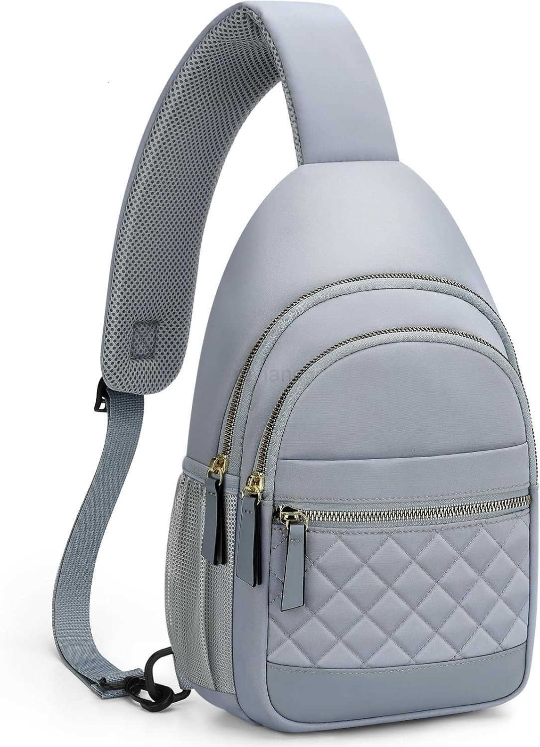 Sling Bag for Women Men Waterproof Crossbody Bags for Women Trendy Casual Fanny Pack with Convertible Shoulder Strap Chest Bag for Travel HikingBlack 