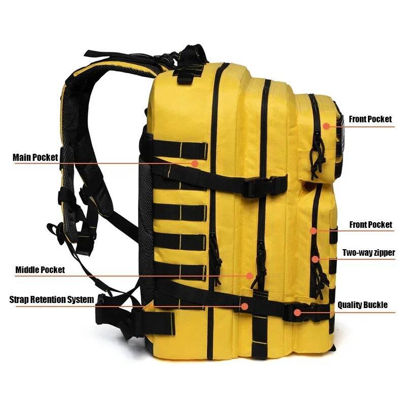 45L Tactical Backpacks GYM Fiess Style for men/women Outdoor Training Molle Survival Bag Hiking Trekking Rucksack high-quality
