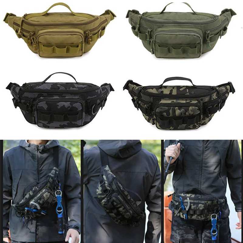 Men Waist Bag Fishing Storage Bag Travel Lightweight Antitheft Waist Pack Fishing Storage Bag Phone Pouch Hunting Camping Bag Z250911