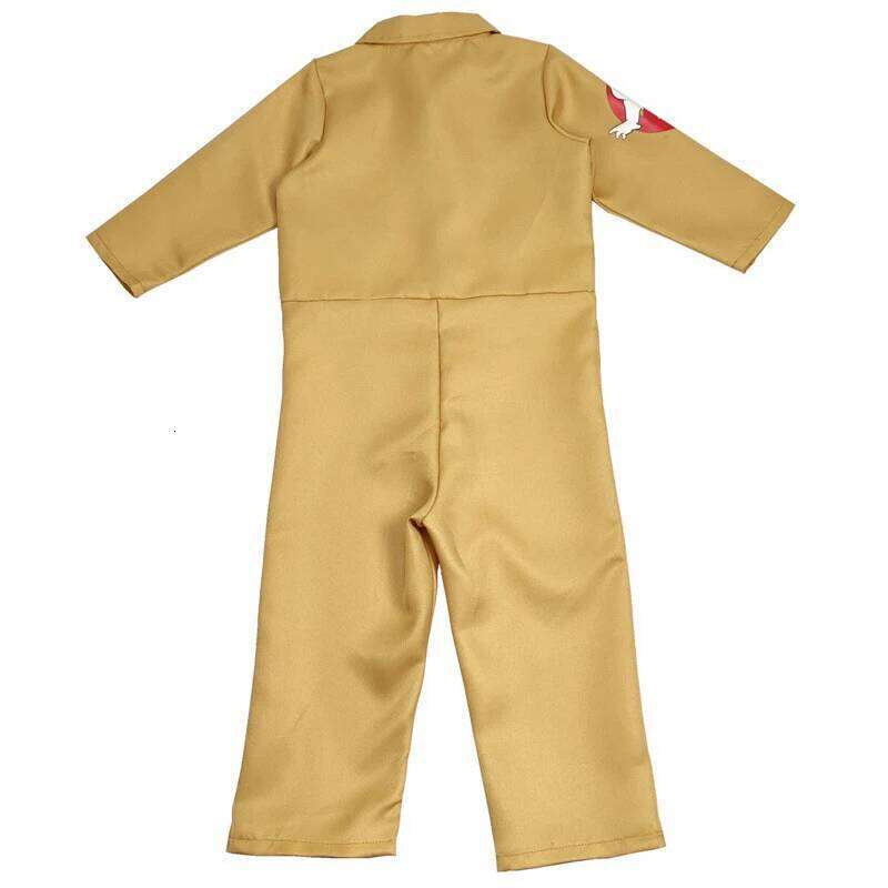Kid's Deluxe Ghostbusters Costume Unisex Boy Halloween Costume For Child Jumpsuit And Ba g Se t
