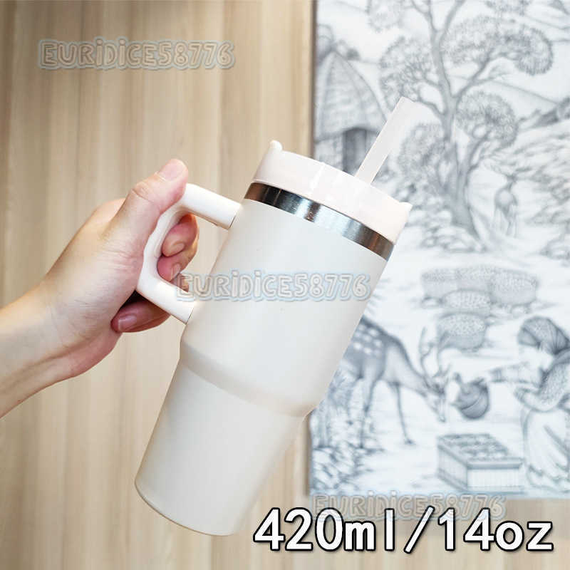 New Ice Tyrant Handle Cup Straw Cup 304 Stainless Steel Insulated Cup Portable Car Cup H250911
