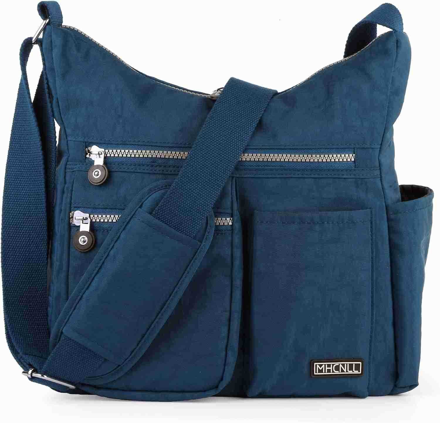Crossbody Bag with Anti Theft RFID Pocket Women Lightweight WaterResistant PurseW250911