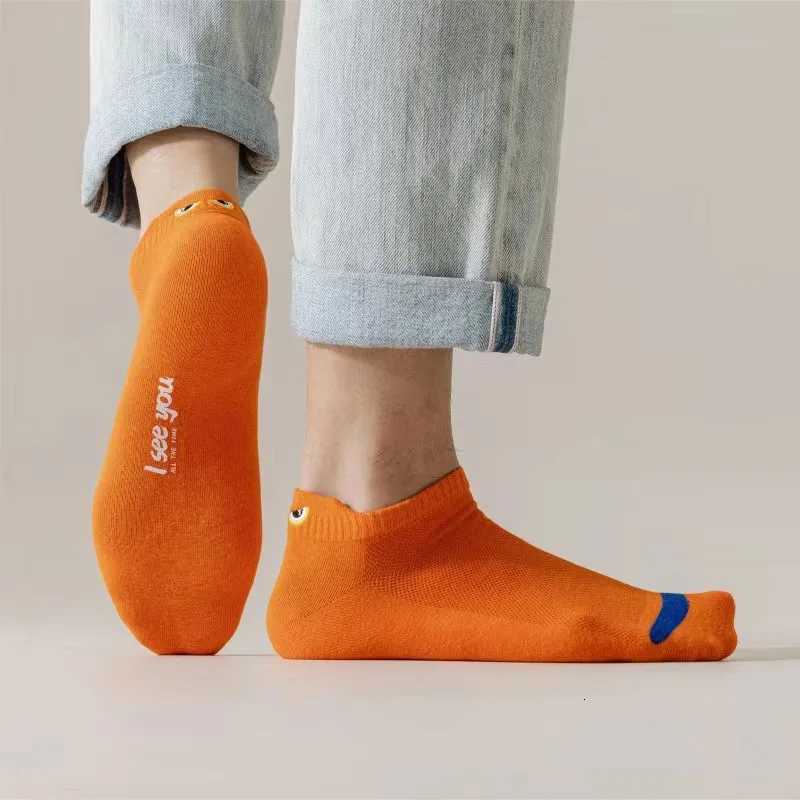 Socks mens boat socks summer thin breathable versatile mens socks low cut shallow cut sports socks D250911