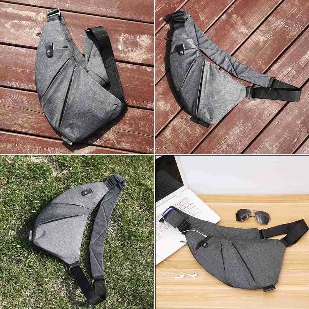 Sling Bag Chest Backpack Casual Daypack Shoulder Crossbody Lightweight Anti Theft Outdoor Sport Travel Hiking for Men WomenW250911