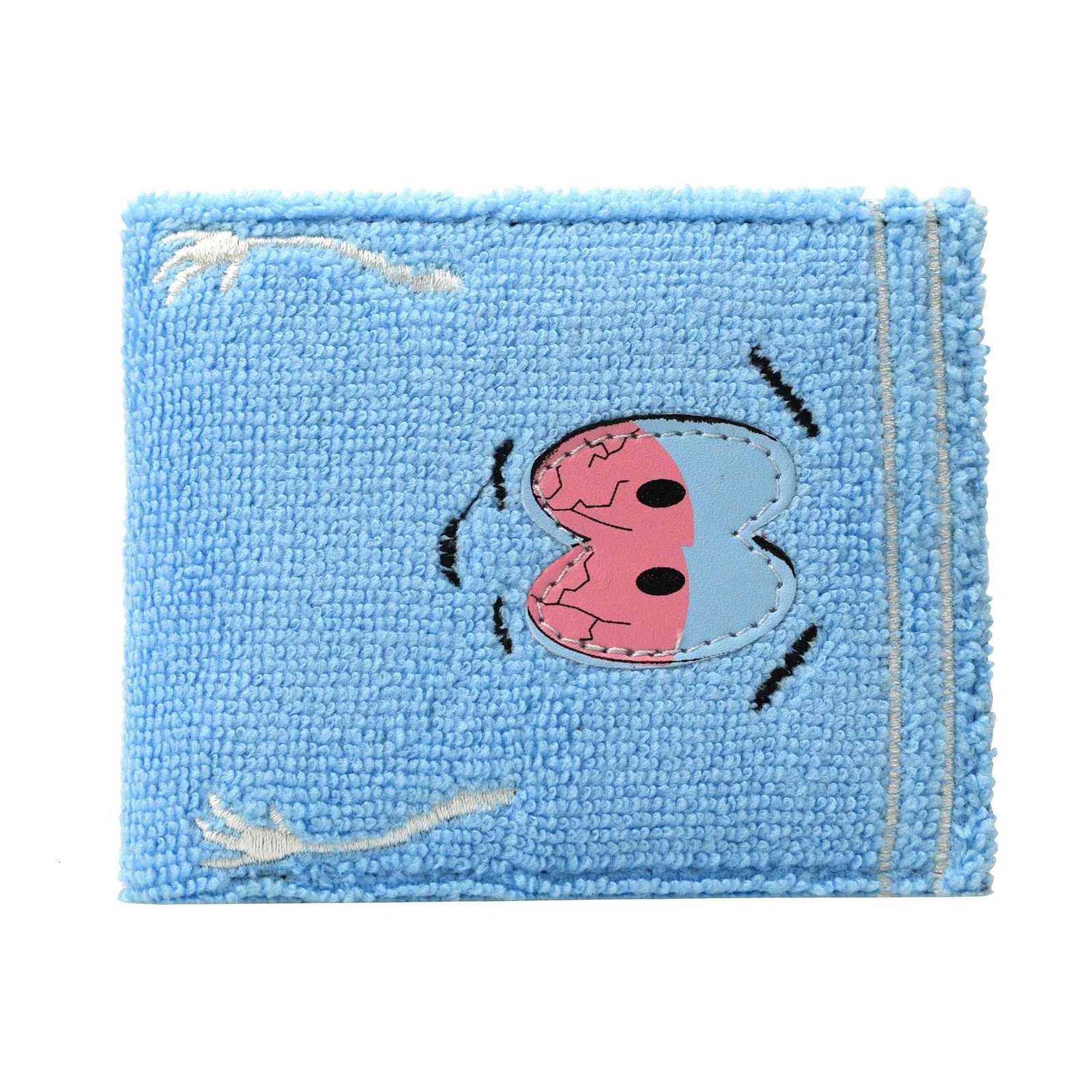High Quality Funny Cute Cartoon Towel Character BiFold Wallet with Zipper Coin Pocket Short Purse W250911