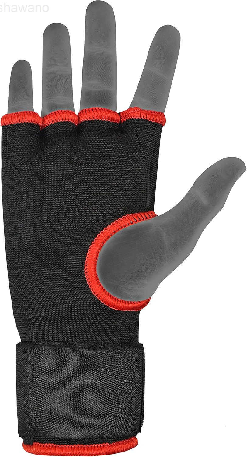 Gloves with Hand Wraps for Boxing Quick Elastic Training Wraps for Men Women Muay Thai MMA Kickboxing Martial Arts Knuckle Wrist Protector PaiW250911