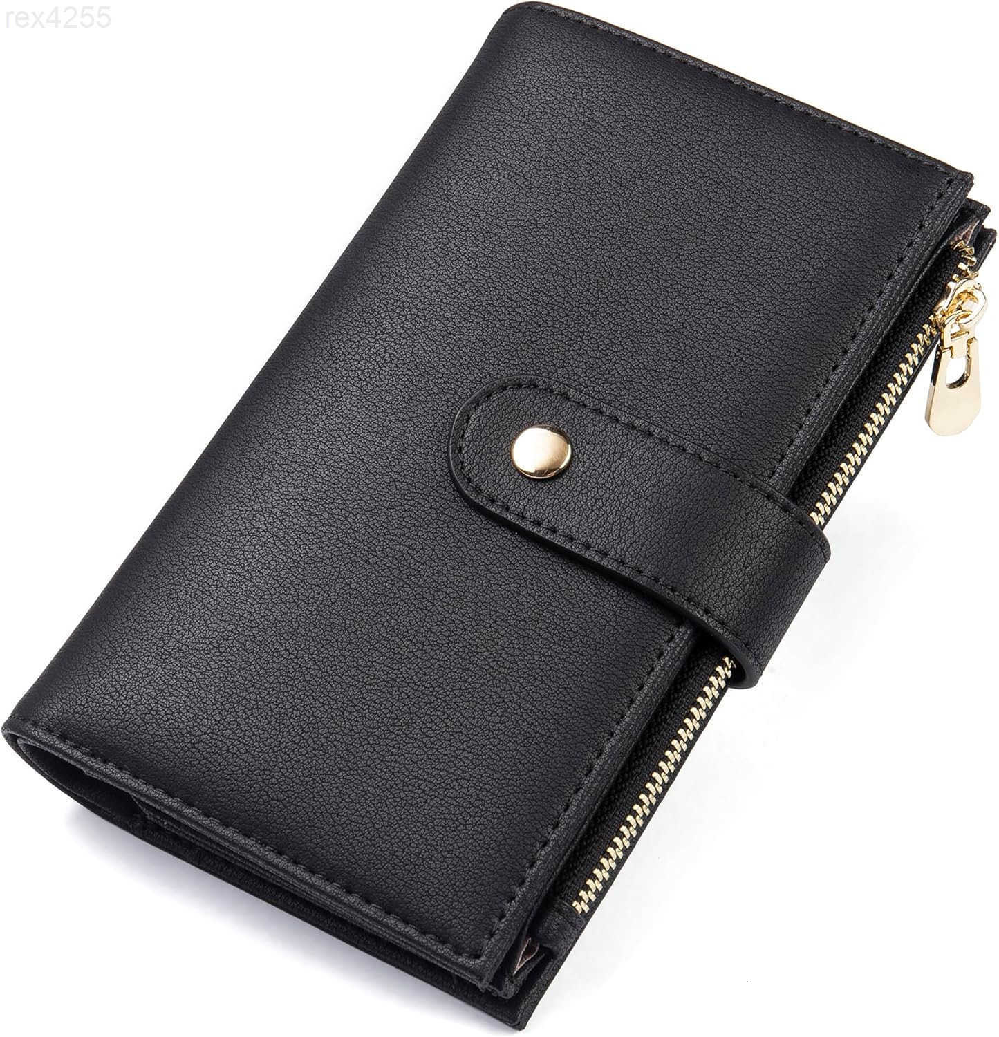 Wallet Women RFID Blocking Leather Trifold Clutch Wallet Credit Card Holder Ladies Travel Wallet Purse with Pen HolderW250911