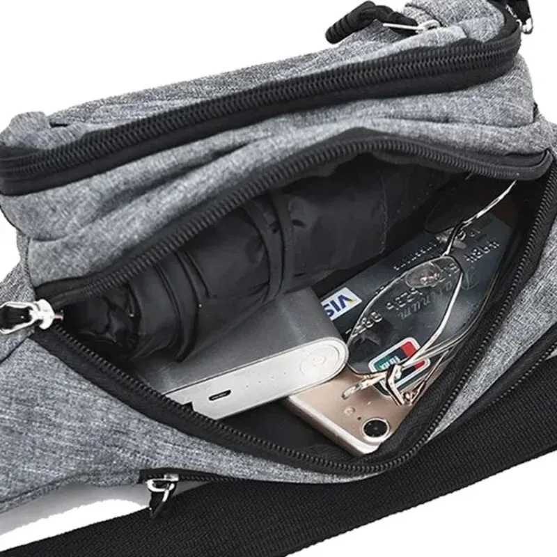 Fanny Pack Sports Festival Workout Traveling Running Large Crossbody Casual HandsFree Wallets Waist Pack Phone Bag Z250911