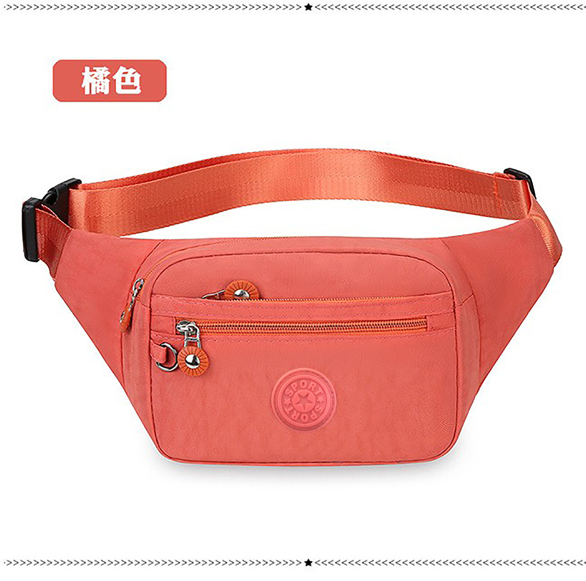 Macaron Solid Color Casual Fashion Waist Bag Free Shipping Designer Bag Outdoor Multi Functional Large Capacity Crossbody Bag Luxury Bag Portable Phon