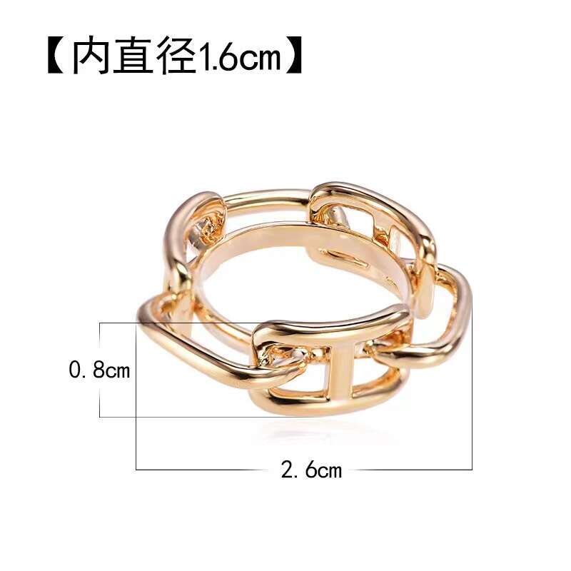 High-end Fashion Simple Coil Multi-purpose Square Scarf Shawl Fixed Buckle Luxurious Accessory