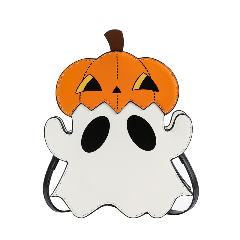 Halloween new leisure trend Halloween quirky style pumpkin bag atmospheric niche design fashionable ghost shoulder bag designer bag