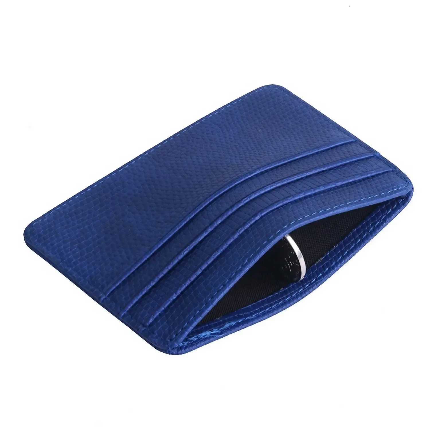 Mini Travel PU Leather Card Holder Wallet Lizard Pattern ID Window Case for Men Women Compact Wallet Organizer W250911