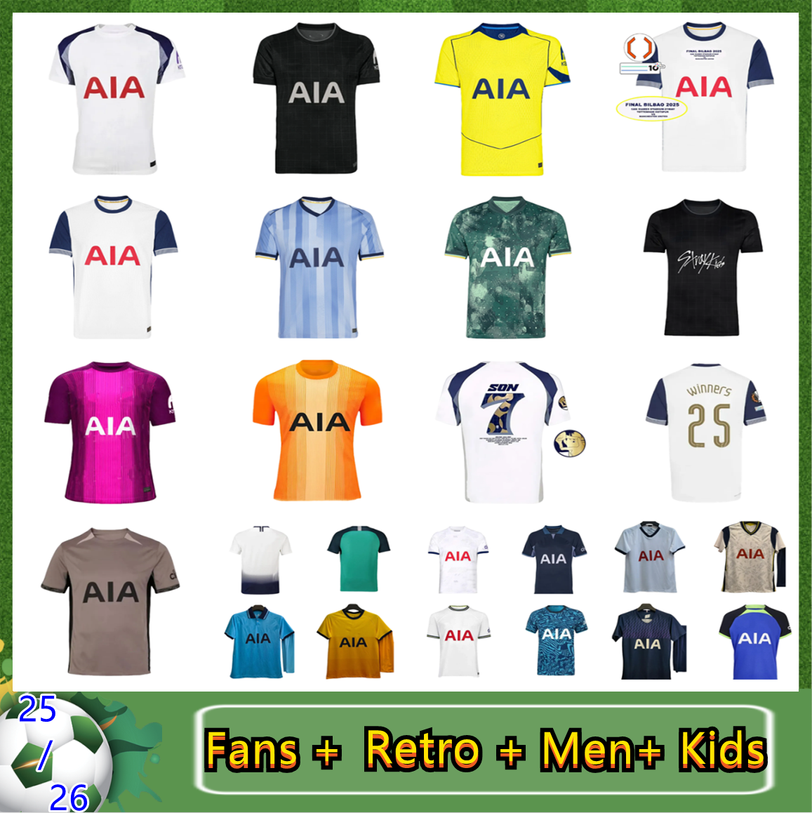 2025 2026 Tottenham version XAVI SON MADDISON WERNER Soccer Jerseys KULUSEVSKI ROMERO VELIZ VAN DE VEN Spurss18 19 20 21 22 23 24 WERNER KOLO Fan goalkeeper