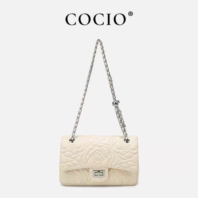 Bestselling new design simple and versatile handbag high-end fashion elegant women's shoulder bag black white