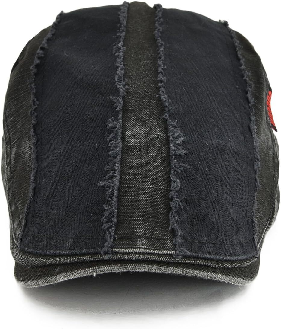 100% Cotton Distressed Ivy Newsboy Caps Cabbie Gatsby Hat