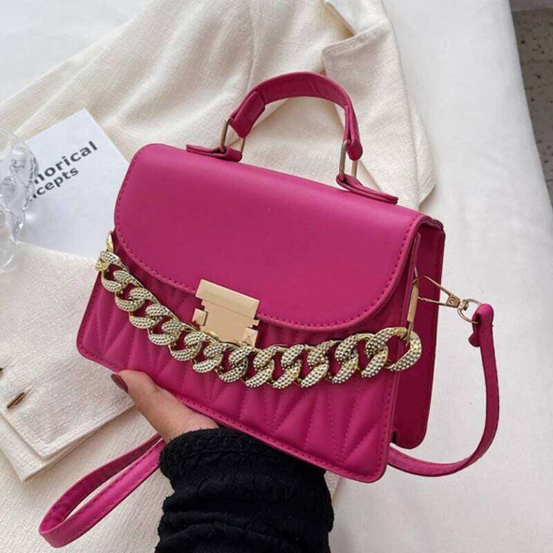 2025 New Designer Shoulder Fashion Chain Crossbody Bags For Women Brand Ladies Handbags And Purses Trend Casual Tote Bag