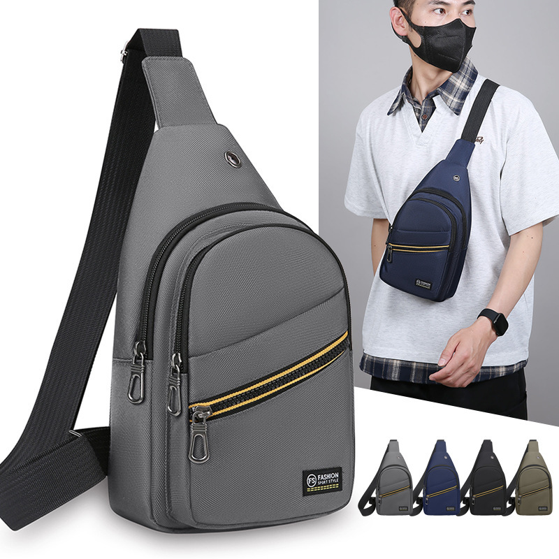 New Men S Chest Bag Business Casual Versatile Shoulder Designer Bag Bag Oxford Cloth Trendy Fashion Durable Crossbody Luxury Free Shipping Bag Bag