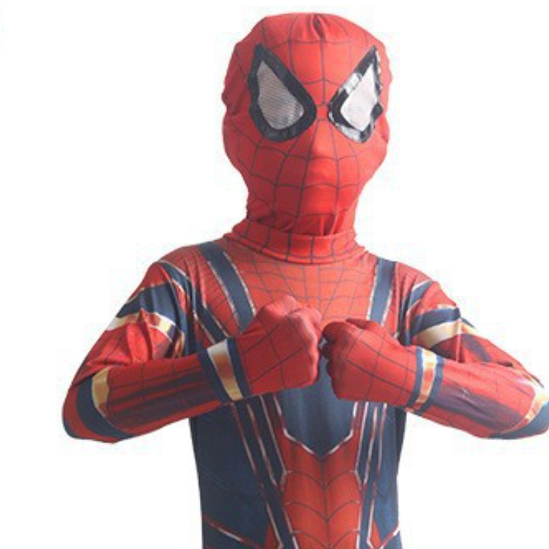 Disney Halloween Spiderman jumpsuit tight-fitting costume Halloween children's performance role-playing costume baby costume designer children�