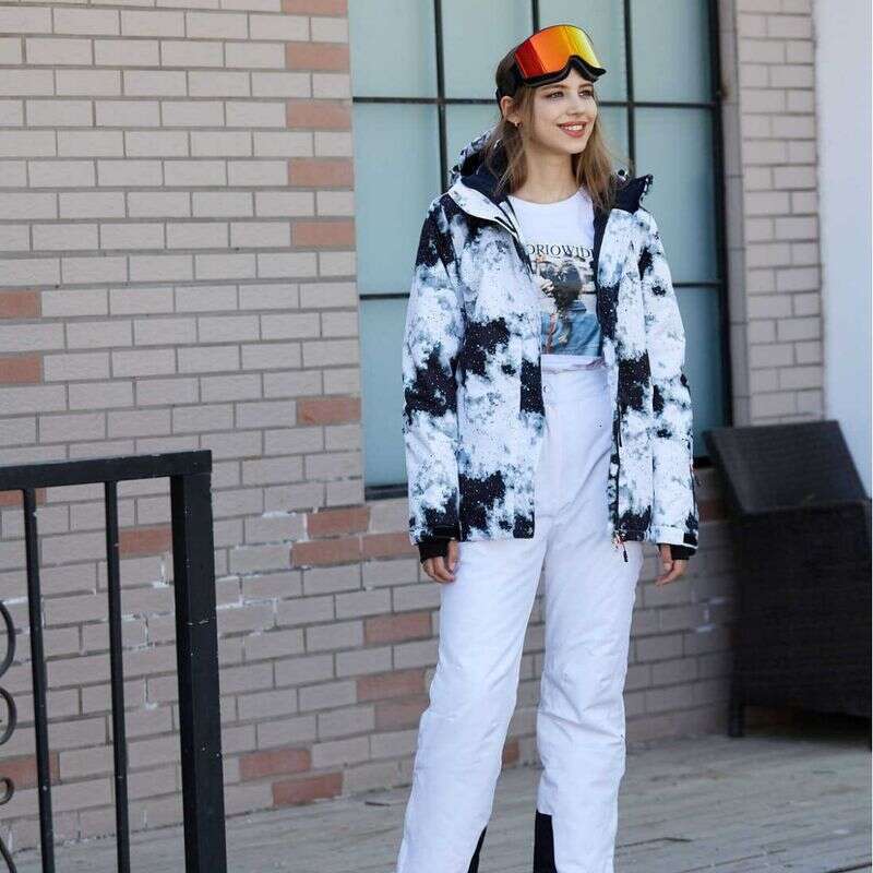 Women's Clothing Ski Suit Single And Double Board Mountaineering Outdoor Skiing Windproof Waterproond Warm