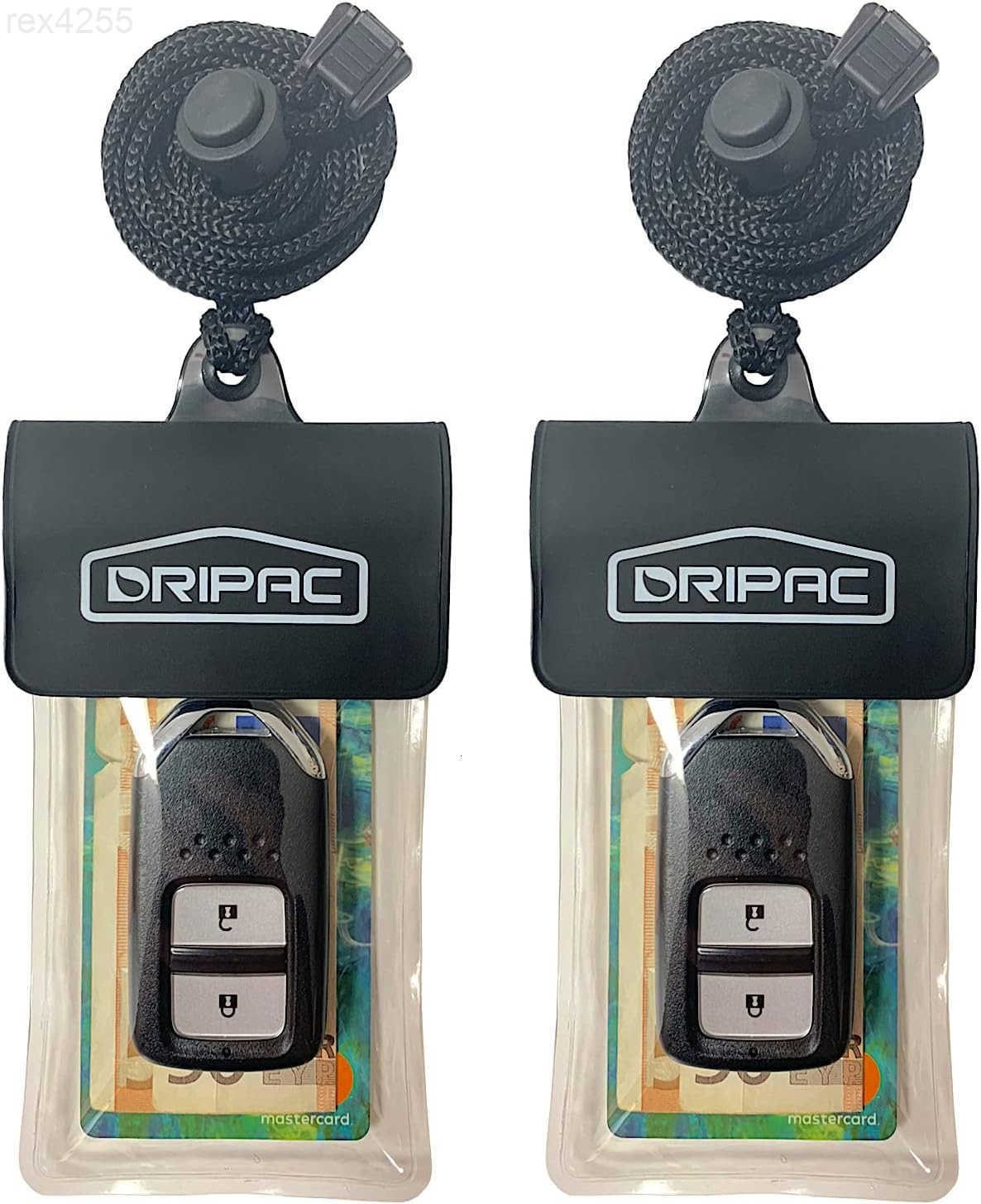 Waterproof Car Key FOB Case Waterproof Wallet Waterproof Holder Pouch For Key ID Badge Credit Card MoneyBlackW250911