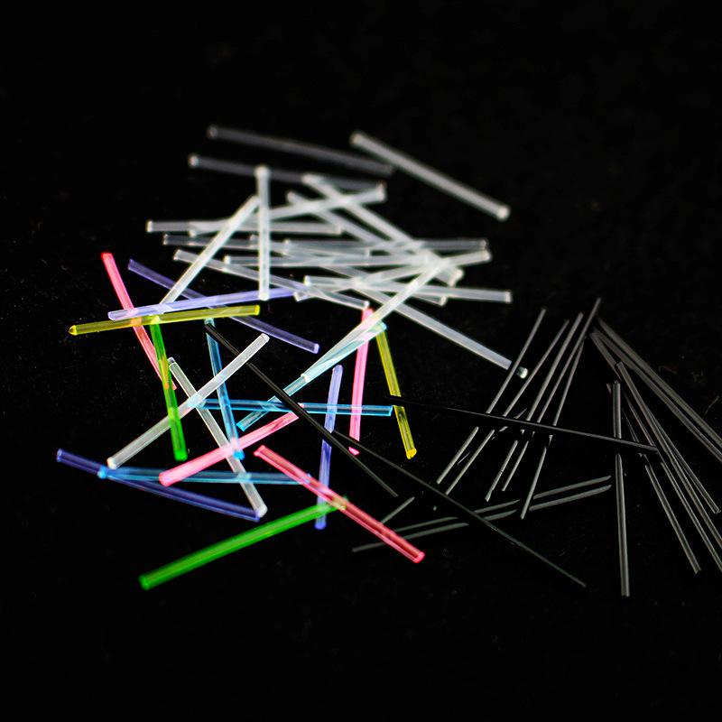 Korean Fashion For Women, Colorful Invisible Pins, Transparent Plastic Ear Studs