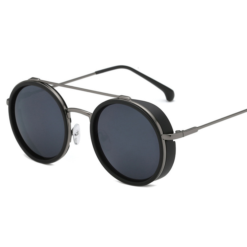 25 New Fashion Metal Round Unisex Simple Personality Sunglasses C39