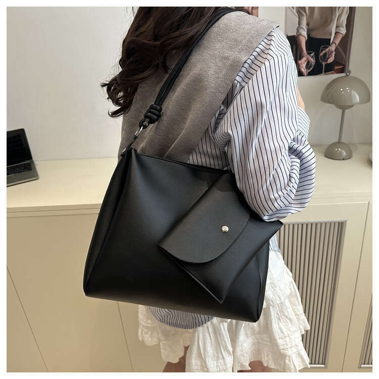 This Year's Trendy Bags for Women Large Capacity New Summer Fashion Shoulder Textured Designer Bags Mother-Daughter Bucket Bag