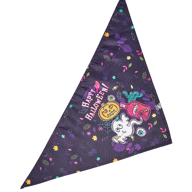 Cute Creepy Costume for Your Pooch Fall Inspired Animal Patterned Puppy Bib