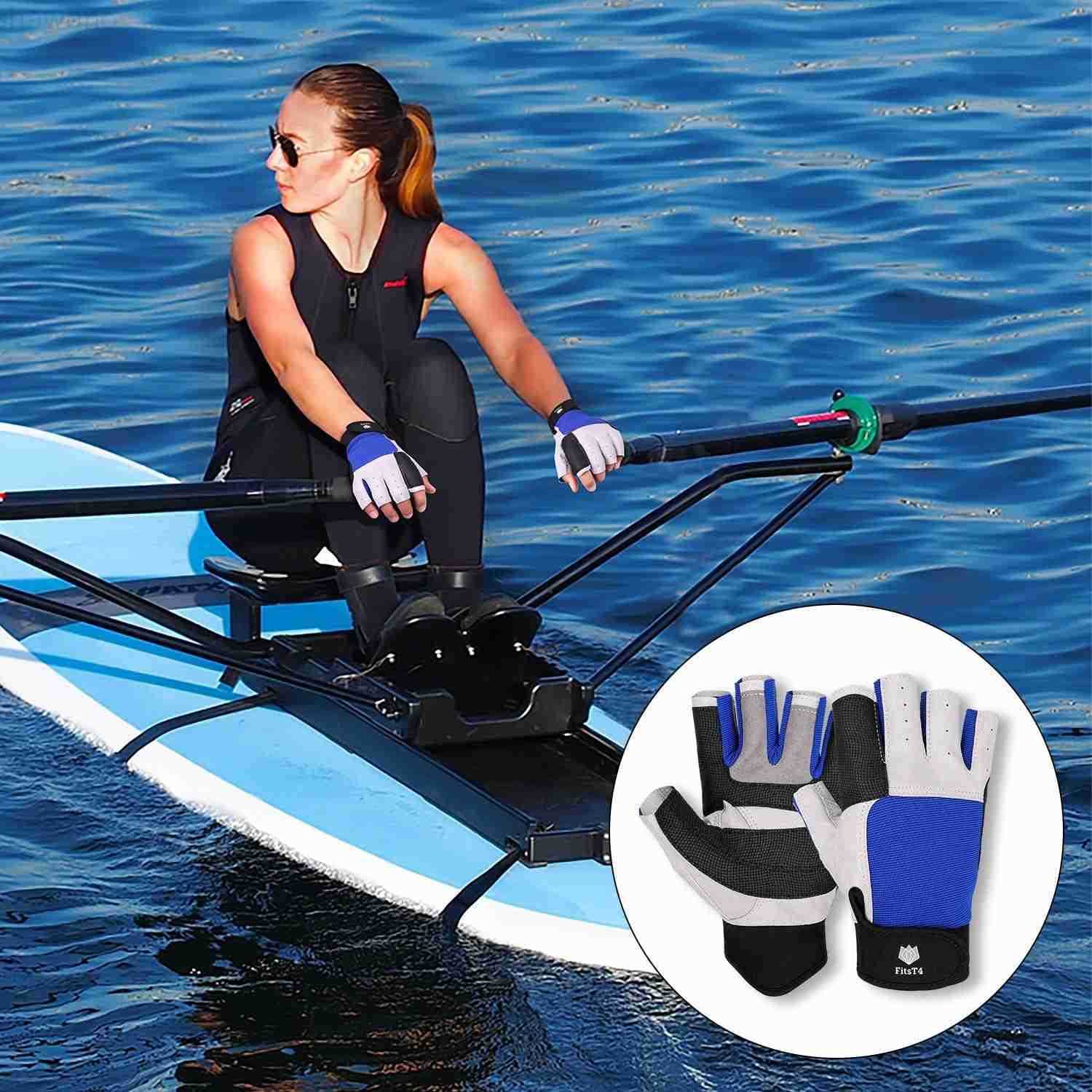 Sports Sailing Gloves 34 Finger and Grip Great for Sailing Yachting Paddling Kayaking Fishing Dinghying Water Sports for Men and WomenW250911