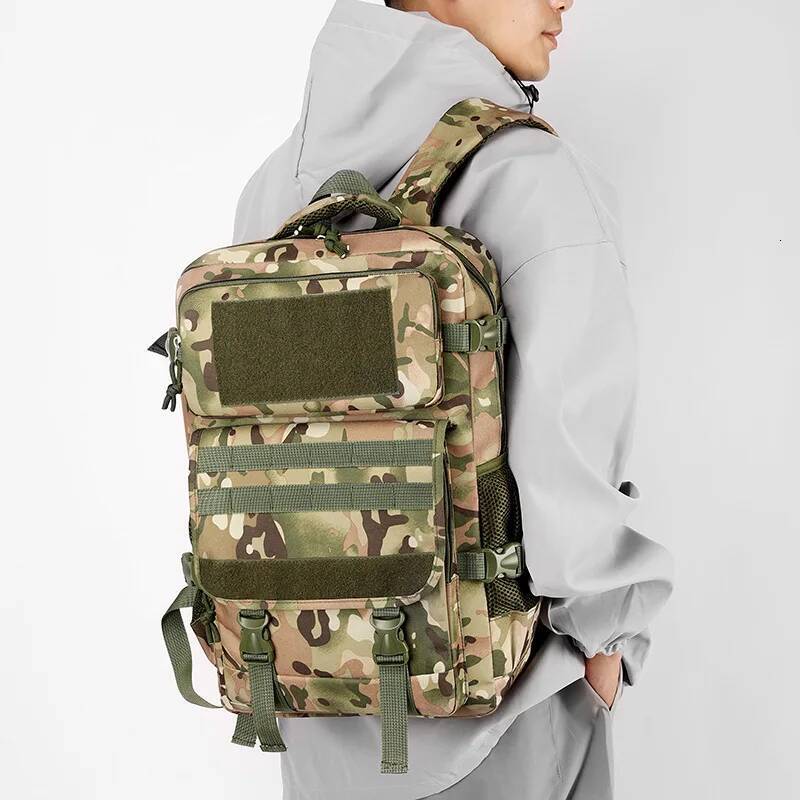 40L Waterproof Outdoor Tactical Backpack Men Travel Daypack Climbing Hiking Trekking Hunting Fishing Camping Sports Rucksacks high-quality