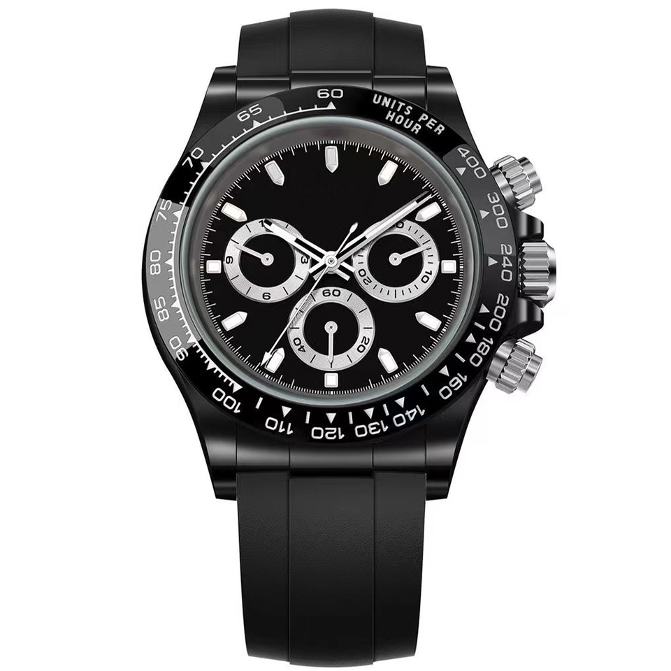 Men High Quality Designer Watch 40MM 2813 Movement Sapphire Waterproof Stainless Steel Silicone Strap Ceramic Hand Automatic Mechanical Watch Sport Men Watch