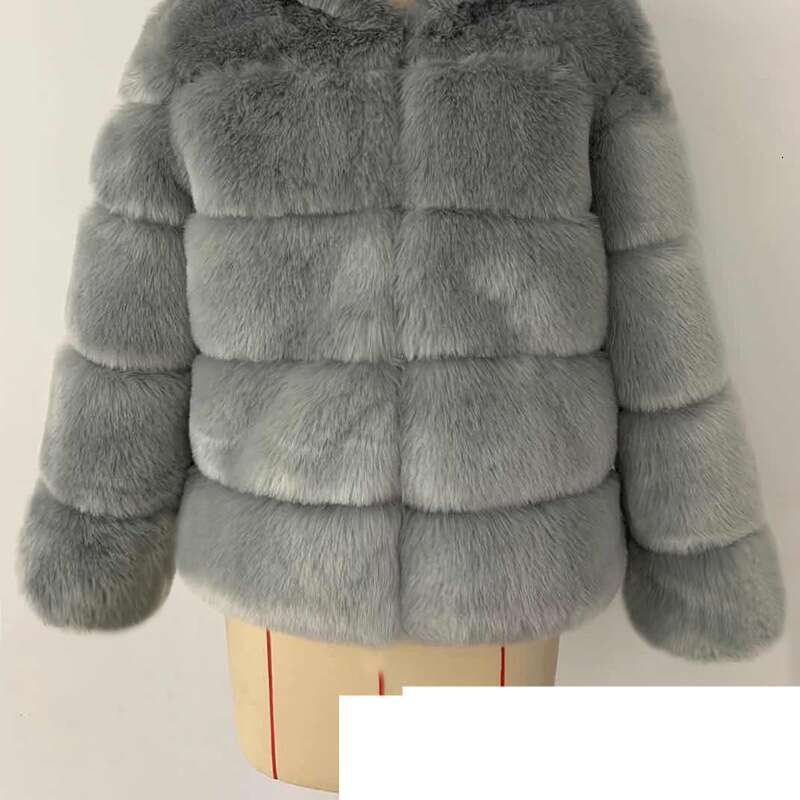Women's Fashion Fox Imitation Women's Korean Version Warm Slim-Fit Fur Coat